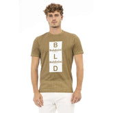 Baldinini Trend Yellow Cotton Men T-Shirt - M - T-Shirts