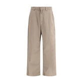 Balenciaga Beige Cotton Casual Pants