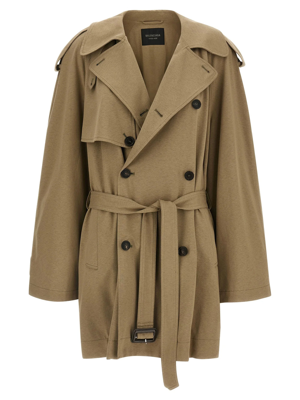 Balenciaga Beige Cotton Coat - XXS