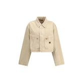 Balenciaga Beige Cotton Denim Jacket - IT36 | XS - Trucker Jackets