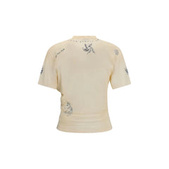 Balenciaga Beige Cotton T-Shirt