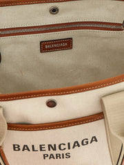 Balenciaga Beige Leather Tote Bag