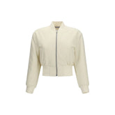 Balenciaga Beige Polyester Bomberjacke