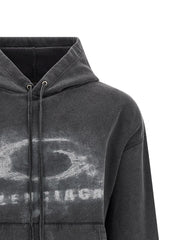 Balenciaga Bicolor Cotton Sweatshirt
