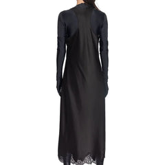 Balenciaga Black Acetate Casual Dress - 42