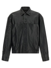 Balenciaga Black Buffalo Leather Leather Jacket - S