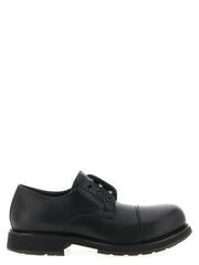 Balenciaga Black Bull Skin Slip-On Loafers - EU44/US11