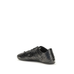 Balenciaga Schwarze Kalbsleder Bos Taurus Athletics-Sneakers