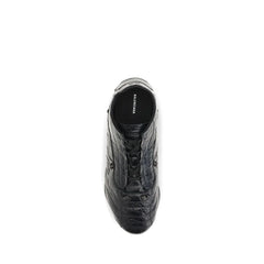 Balenciaga Schwarze Kalbsleder Bos Taurus Athletics-Sneakers