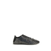 Balenciaga Black Calf Leather Bos Taurus Athletic Sneakers