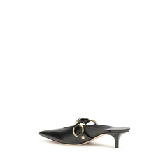 Balenciaga Schwarze Kalbsleder Bos Taurus Mules