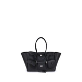 Balenciaga Black Calf Leather Bos Taurus Shoulder Bag