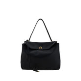 Balenciaga Black Calf Leather Bos Taurus Shoulder Bag