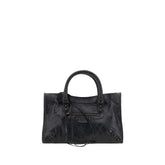 Balenciaga Black Calf Leather Bos Taurus Shoulder Bag