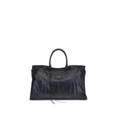 Balenciaga Black Calf Leather Bos Taurus Shoulder Bag