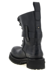 Balenciaga Black Calfskin Ankle Boots