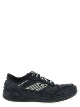 Balenciaga Black Calfskin Athletic Sneakers