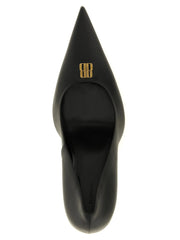 Balenciaga Black Calfskin High Heel Pumps