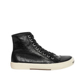 Balenciaga Black Calfskin High Top Sneakers - EU40/US10
