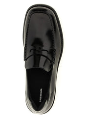Balenciaga Black Calfskin Slip-On Loafers - EU 40 | US 7