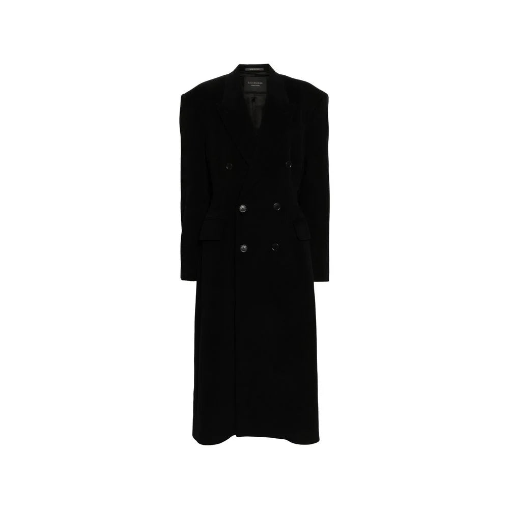 Balenciaga Black Cashmere Coat - 40