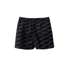 Balenciaga Black Cotton Bermuda - Bermudas