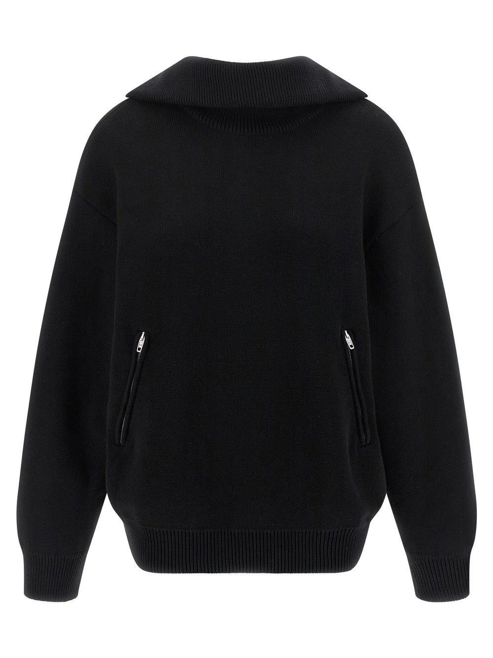 Balenciaga Black Cotton Cardigan