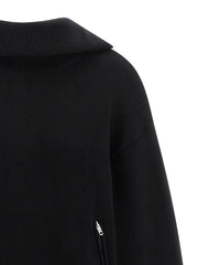 Balenciaga Black Cotton Cardigan