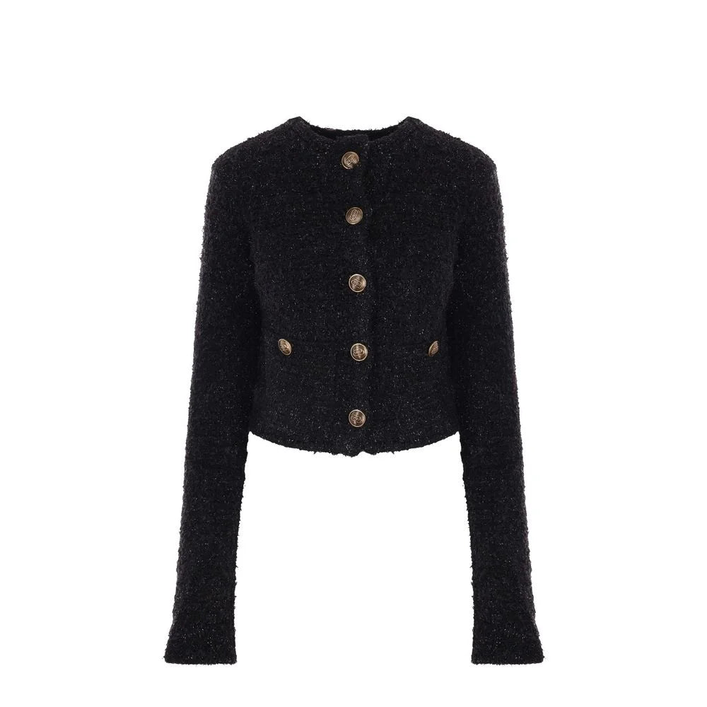 Balenciaga Black Cotton Cardigan - M