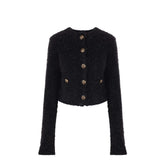 Balenciaga Black Cotton Cardigan - M
