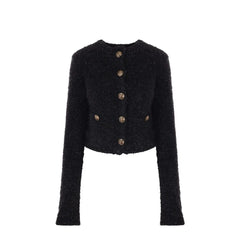 Balenciaga Black Cotton Cardigan - M