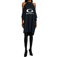 Rochie casual din bumbac negru Balenciaga - IT48 | M