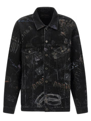 Balenciaga Black Cotton Denim Jacket