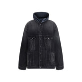 Balenciaga Black Cotton Denim Jacket