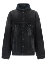 Balenciaga Black Cotton Denim Jacket - M