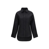 Balenciaga Black Cotton Dress Shirt
