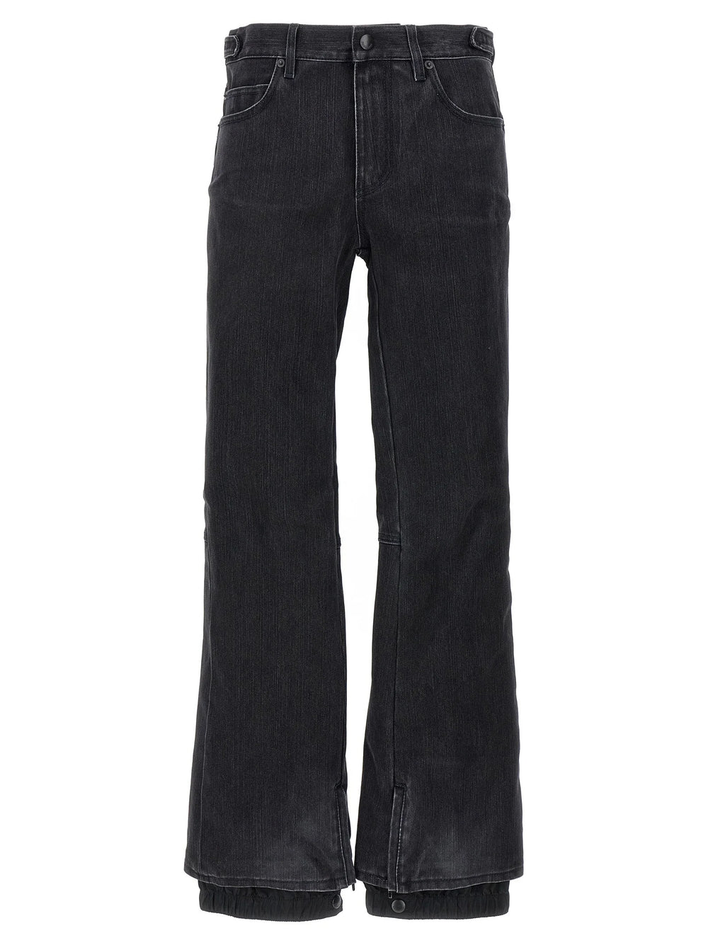 Balenciaga Black Cotton Flared Jeans - 24
