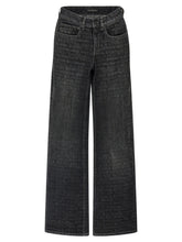 Balenciaga Black Cotton Flared Jeans