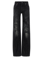 Balenciaga Black Cotton Flared Jeans