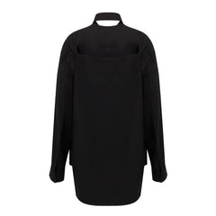 Balenciaga Black Cotton Long - 36 - Dresses