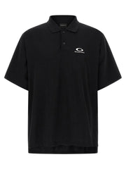 Balenciaga Black Cotton Polo Shirt - M