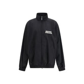 Balenciaga Black Cotton Shell Jacket - L
