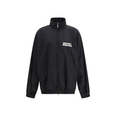 Balenciaga Black Cotton Shell Jacket - L