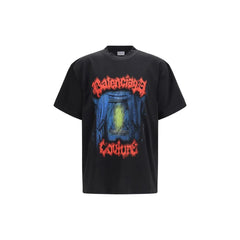 Balenciaga Black Cotton Sportswear - M