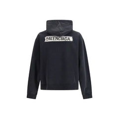 Balenciaga Black Cotton Sweatshirt