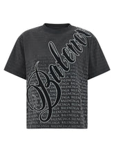 Balenciaga Black Cotton T-Shirt
