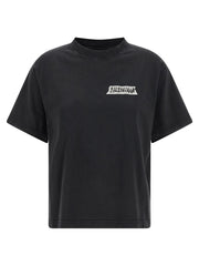 Balenciaga Black Cotton T-Shirt