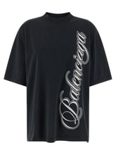 Balenciaga Black Cotton T-Shirt