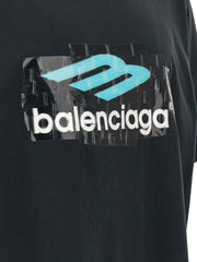 Balenciaga Black Cotton T-Shirt