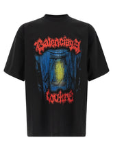 Balenciaga Black Cotton T-Shirt - S